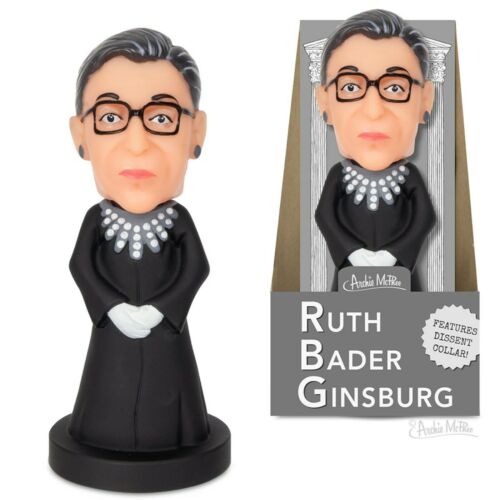 Ruth Bader Ginsburg Bobblehead Black Robe Dissent Collar