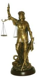 Brass Scales of Justice